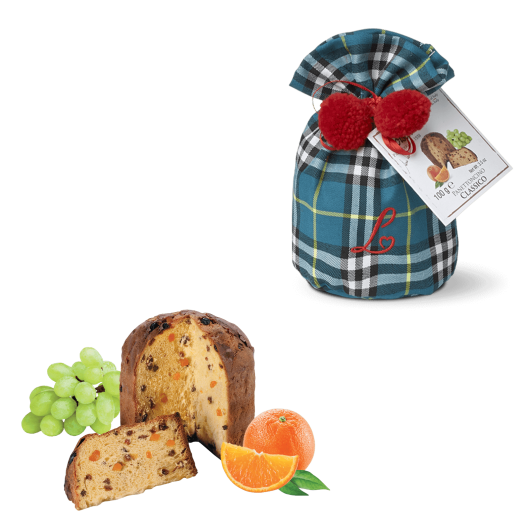Loison mini panettone s pomarančo in rozinami v vrečki