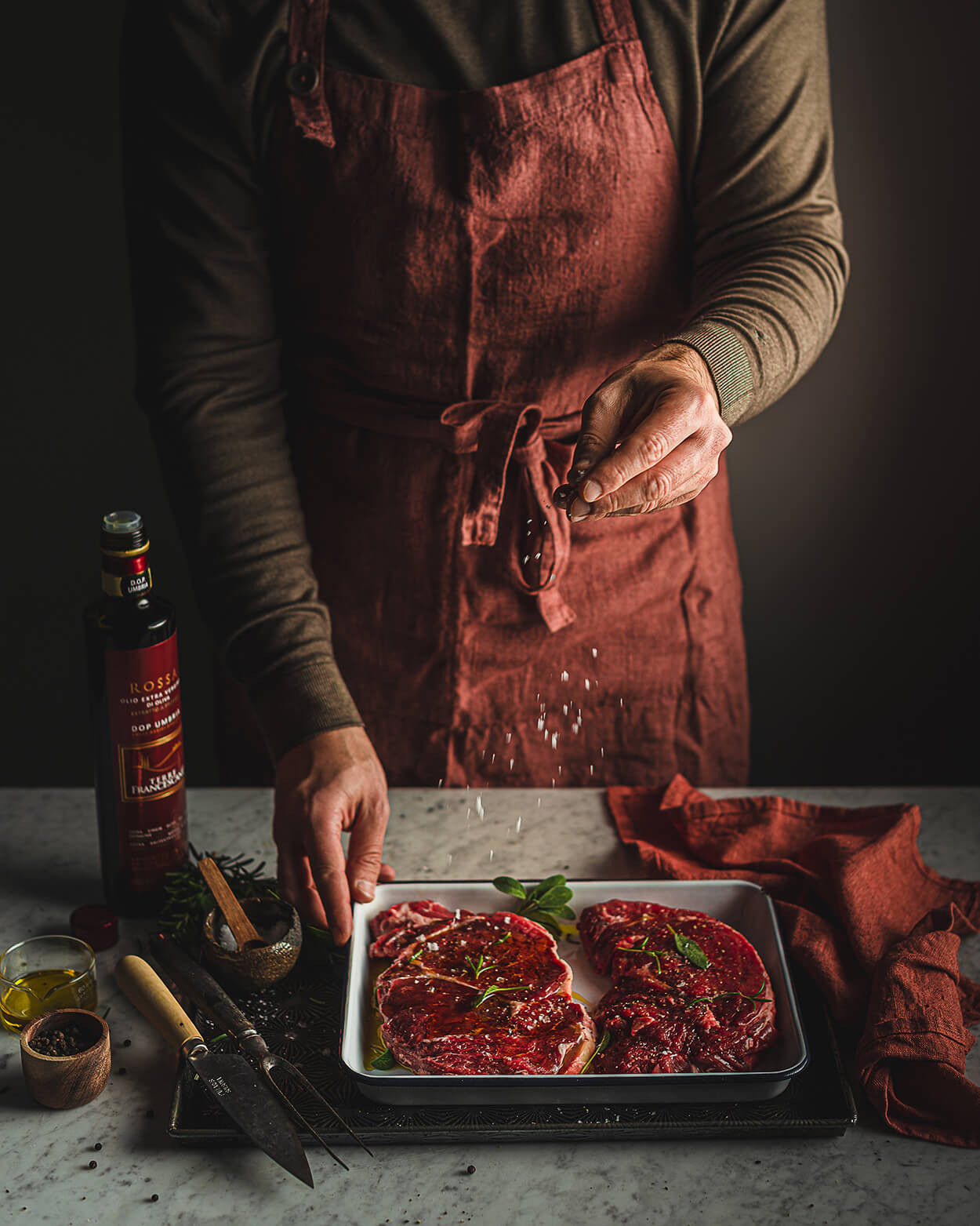 Ekstra djevičansko maslinovo ulje DOP Umbria ROSSO