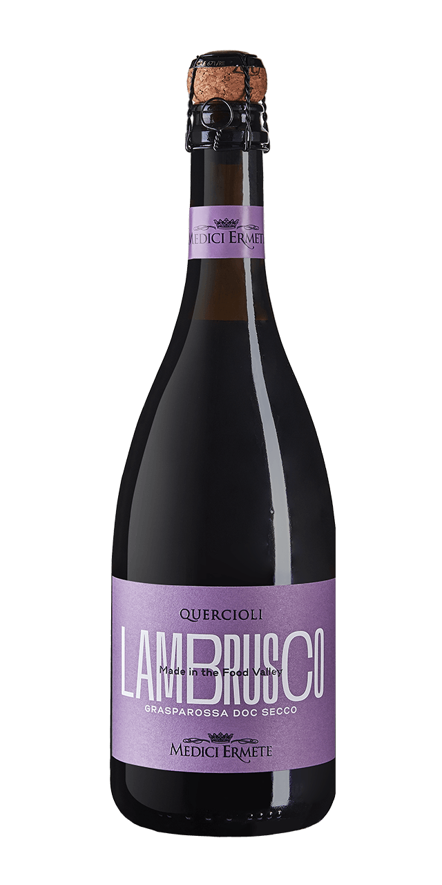 LAMBRUSCO Grasparossa DOC secco peneče vinojenušavo vino