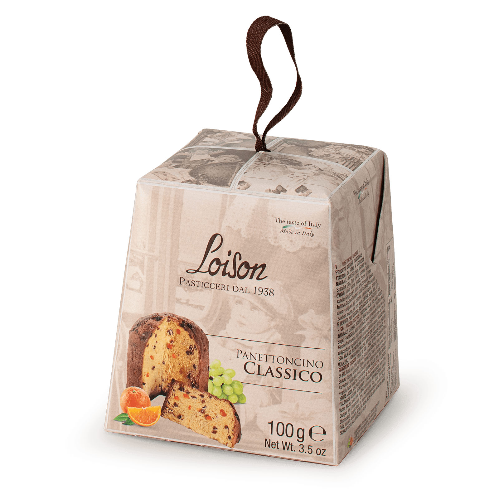 Loison PANETTONCINO - mini panettone naranča 