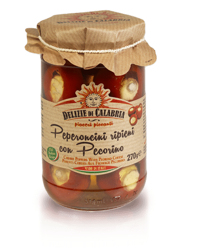 Mini čili papričice punjene ovčjim sirom pecorino iz Kalabrije