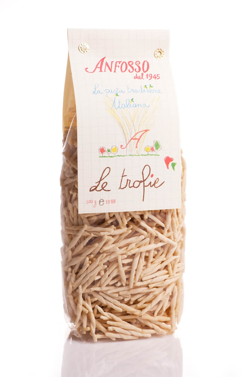 Talijanske tjestenine trofie od durum pšeničnog brašna