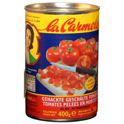 Pelati rajčice rezani na kockice 400g - rok up 31/12/25