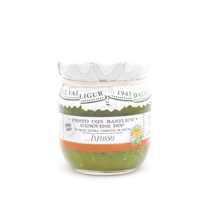 ZELENI PESTO s bosiljkom Genovese DOP 180g